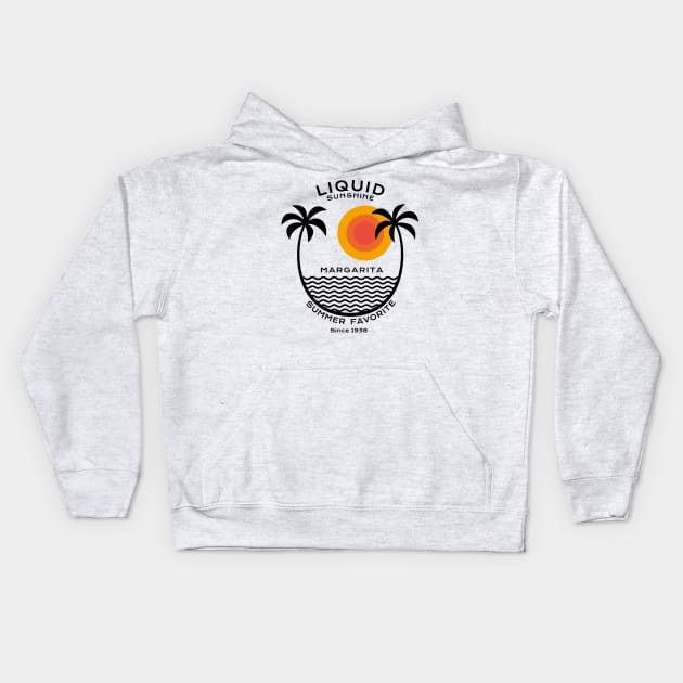 Liquid sunshine - Margarita since 1938 Kids Hoodie by All About Nerds